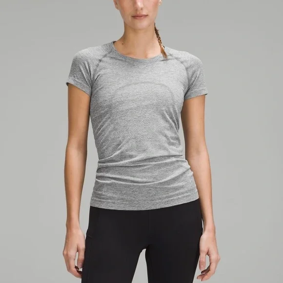 lululemon athletica | Tops | Lululemon Grey Swiftly Tech
